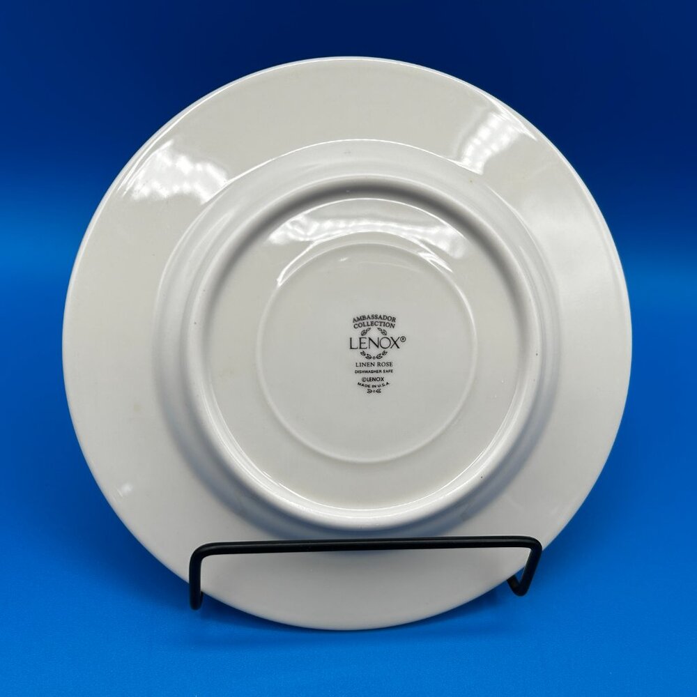 Lenox Ambassador Collection Linen Rose Bread and Butter Plates, 6 inch, Set of 7 - Picture 9 of 16